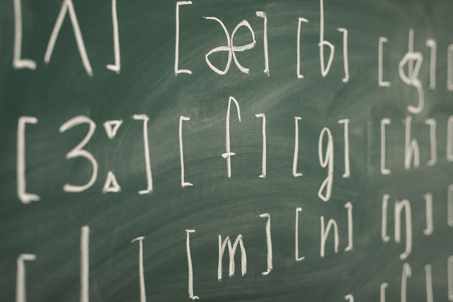  internationales Lautalphabet. International phonetic alphabet (©Foto: Getty Images/iStockphoto undrey)